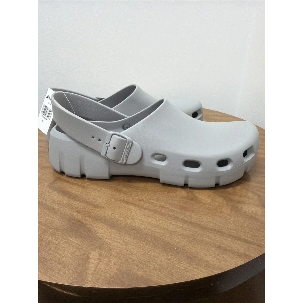Birkenstock Mens Birki Flow EVA clog Stone Coin 44 (US 11-11.5) slip on